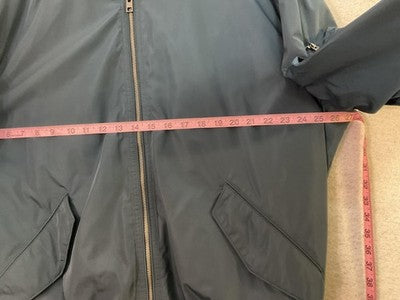 Old Navy Jacket Mens 2XL Green Bomber OC Filled Insulated Full Zip Pockets