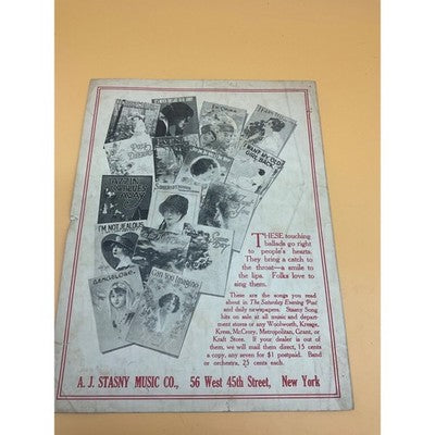 Lot of 4 Vintage Sheet Music – Love, Homecoming, & Musical Theater Classics (192