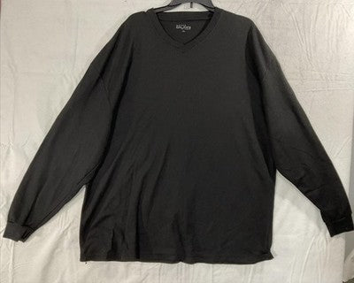 Galaxy By Harvic Shirt Mens 5XL Black Long Sleeve Thermal V Neck Big Tall
