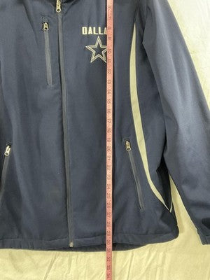 Dallas Cowboys Jacket Womens XL Blue NFL Football G-III Softshell Full Zip Coat