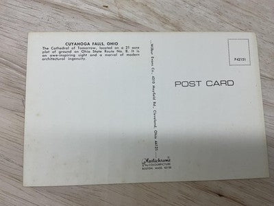 Vintage Cuyahoga Falls Ohio Colourpicture Plastichrome Postcard 5.5x3.5 In