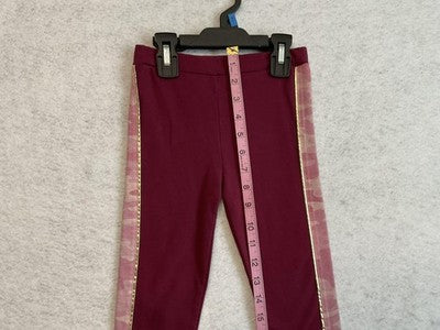 Garanimals Leggings Girls 5 Red Camo Side Stripe Ankle Stretch Pull On Pants