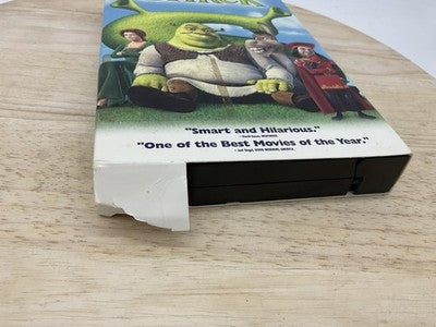 Shrek Special Edition VHS 2001 DreamWorks Animated Family Movie PG Videocassette