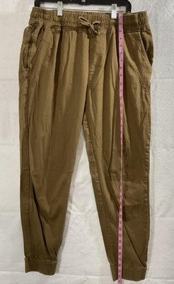 Rocawear Jogger Pants Mens XL Beige Elastic Waist Cuffed Stretch Drawstring