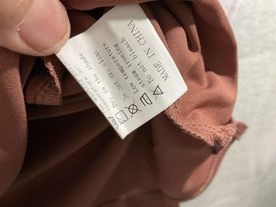 FKEEP Polo Shirt Mens 2XL Brown Long Sleeve Stretch Performance Soft Casual