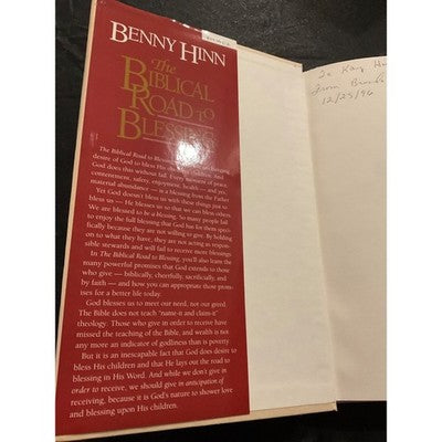 The Biblical Road to Blessing Benny Hinn 1997 Hardcover Christian Faith