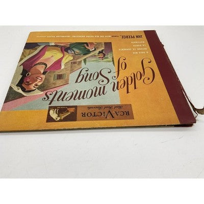Vintage RCA Victor Golden Moments Of Song Jan Peerce 78 RPM Album Classical