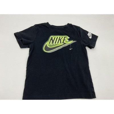 Nike Shirt Youth Small Black Neon Jumping Beans Sweater Boys 4T Striped Blue