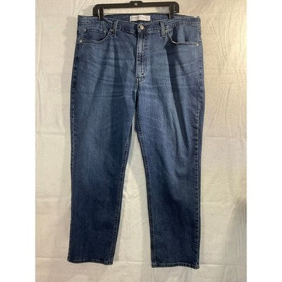 Signature by Levi Strauss & Co S67 Athletic Jeans Mens 40x28 Blue Stretch Denim