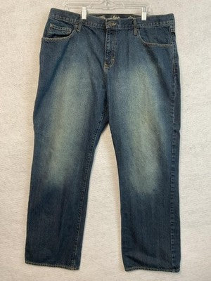 Old Navy Jeans Mens 40x32 Blue Regular Fit Straight Leg Denim 5-Pocket High Rise