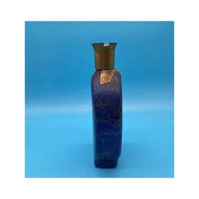 Beam's Choice Bourbon Blue Porcelain Decanter Velazquez Artwork Vintage