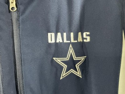 Dallas Cowboys Jacket Womens XL Blue NFL Football G-III Softshell Full Zip Coat