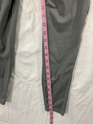 Sunzel Leggings Womens S Gray High Rise Ankle Pockets Yoga Activewear Lycra