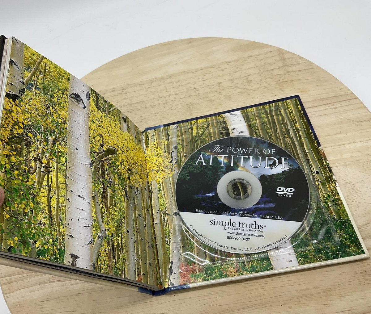 The Power Of Attitude Mac Anderson Simple Truths HC Motivation Book DVD Gift