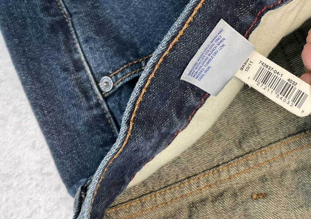 Old Navy Jeans Mens 40x32 Blue Regular Fit Straight Leg Denim 5-Pocket High Rise
