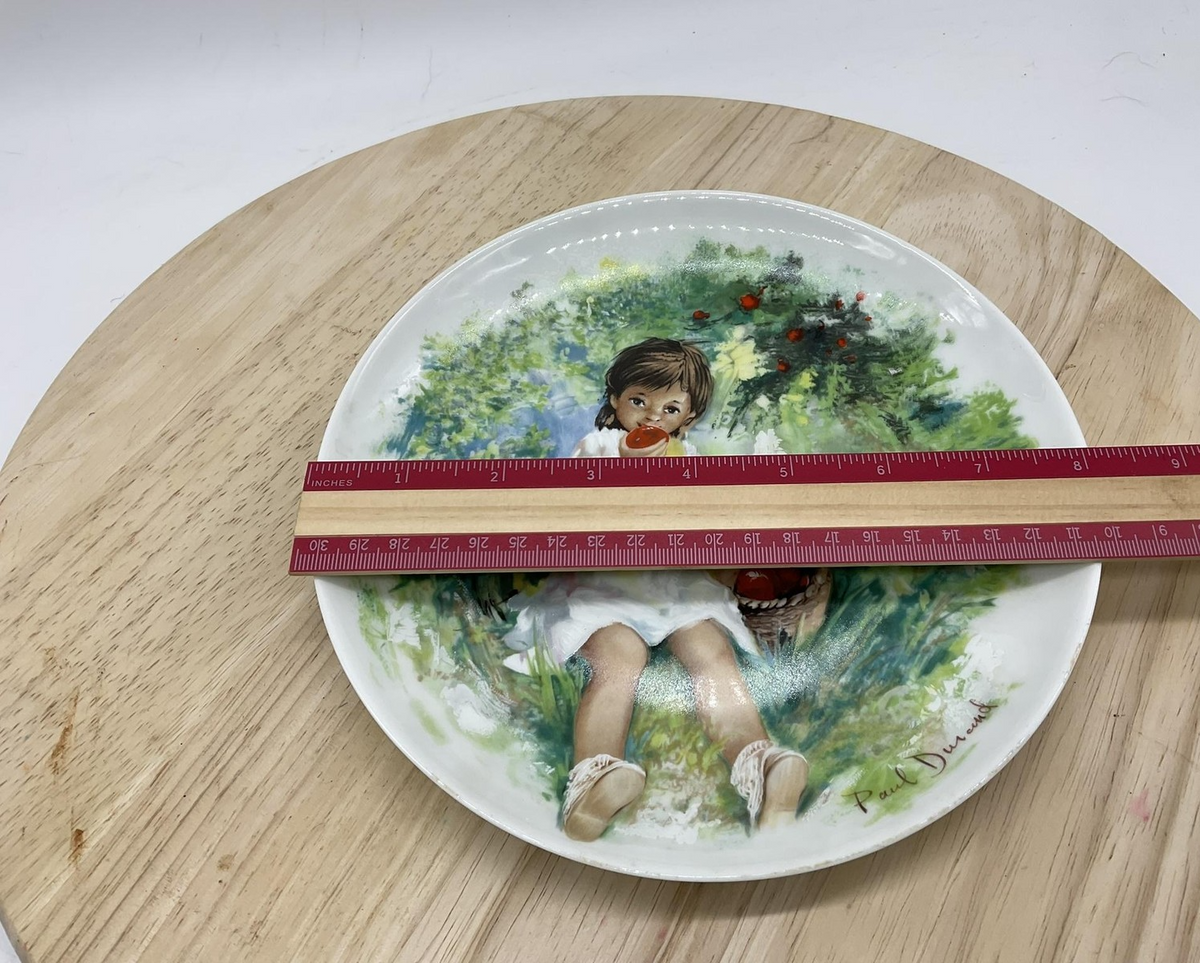 Vintage Limoges Turgot Marie-Ange Paul Durand Porcelain Collector Plate France
