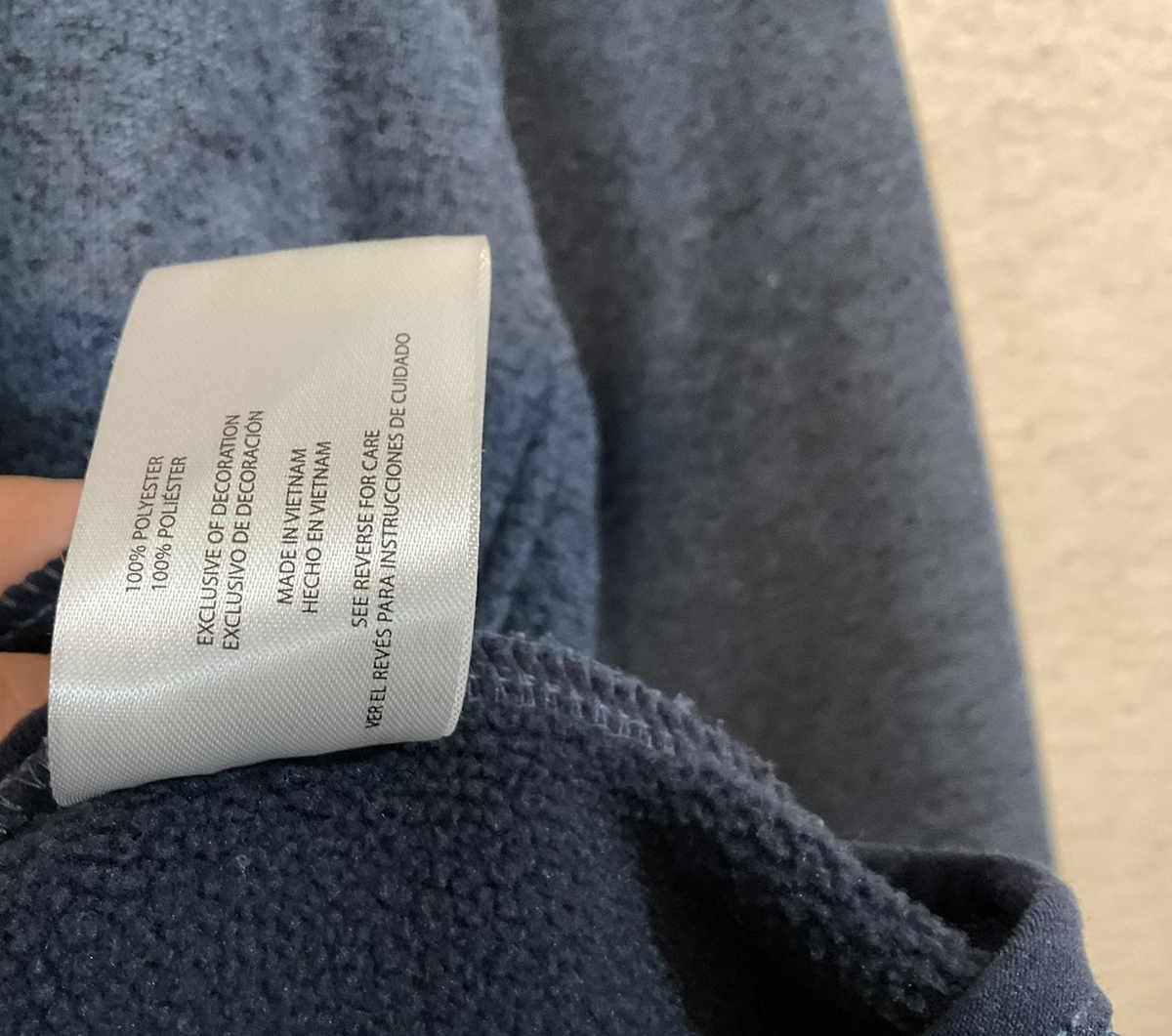 Eddie Bauer Sweatshirt Mens Large Blue Fleece Snap Mock Neck Pullover Pockets