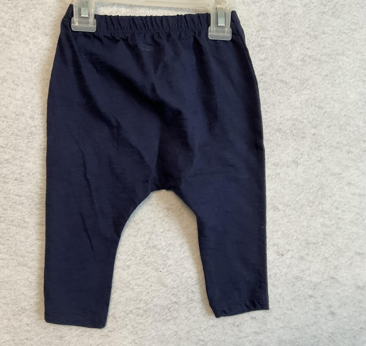 Old Navy Sweatpants Baby Boys 6-12 Months Navy Blue Jersey Drop Crotch Leggings