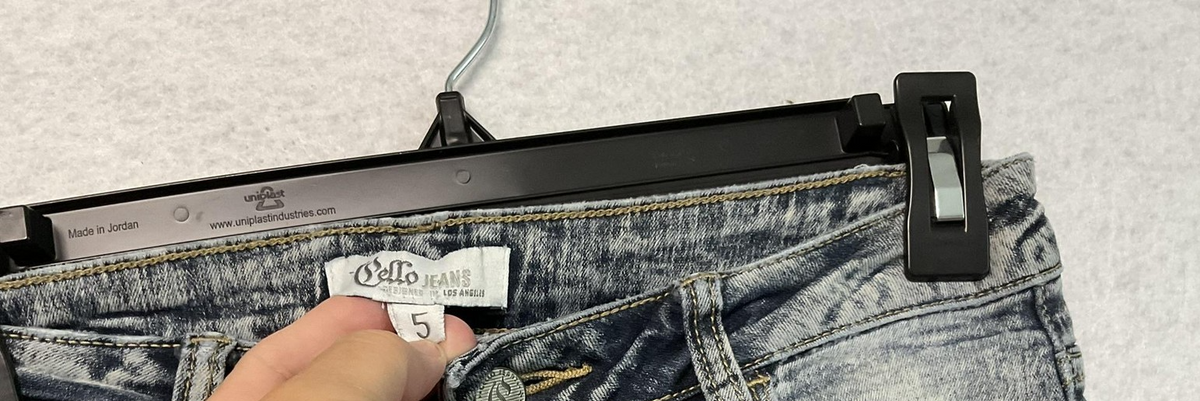 Cello Jeans Juniors 5 Gray Skinny Acid Wash Distressed Crinkle Wrinkle Faded