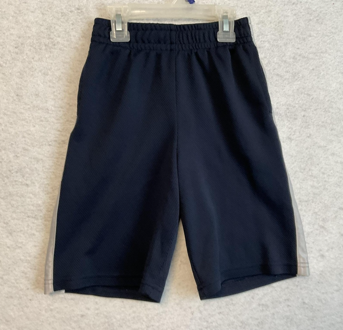 365 Kids From Garanimals Shorts Boys 7 Navy Mesh Athletic Basketball Colorblock