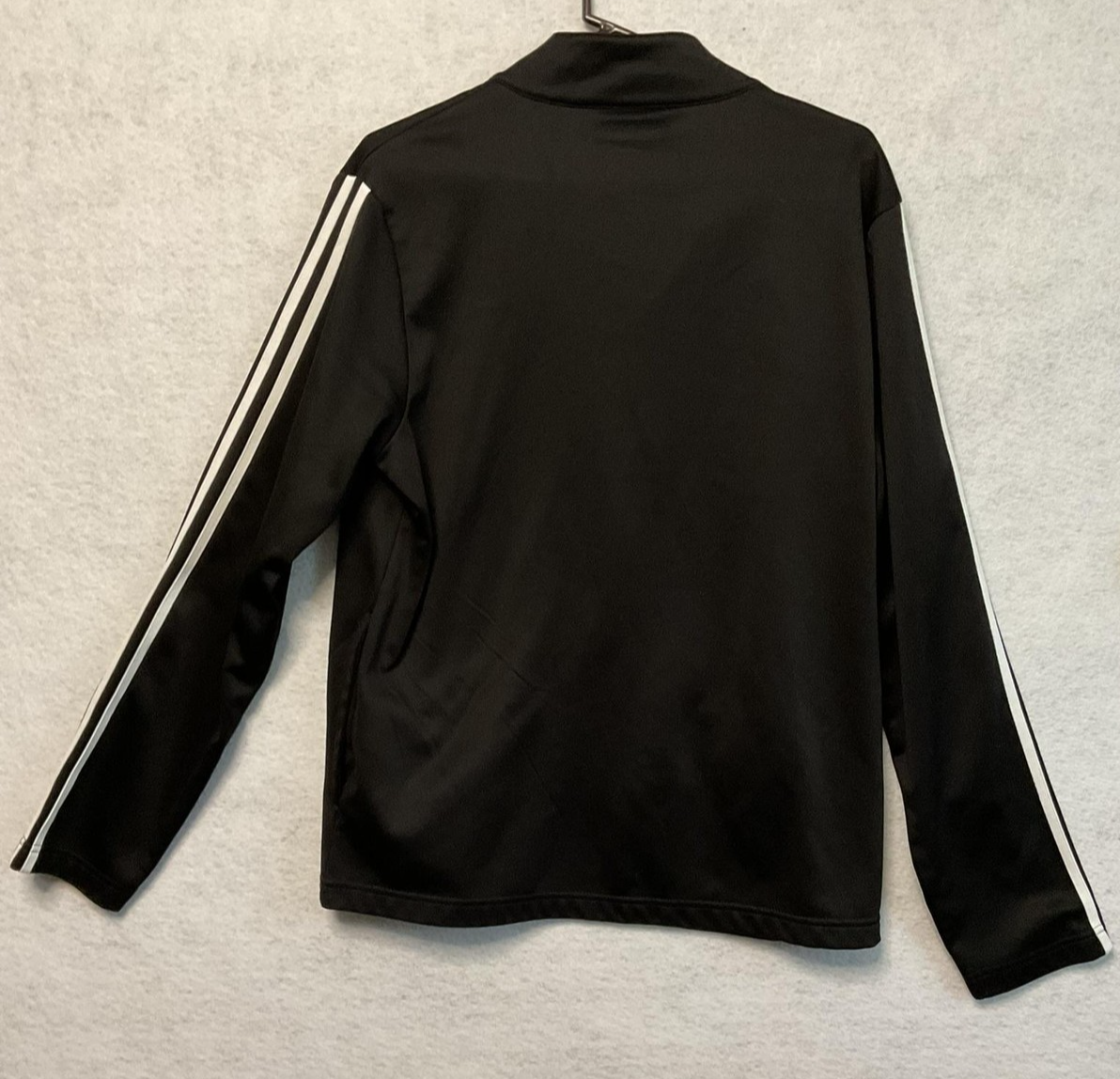 Carolina Panthers Jacket Mens Medium Black NFL Football Full Zip Track Warm Up