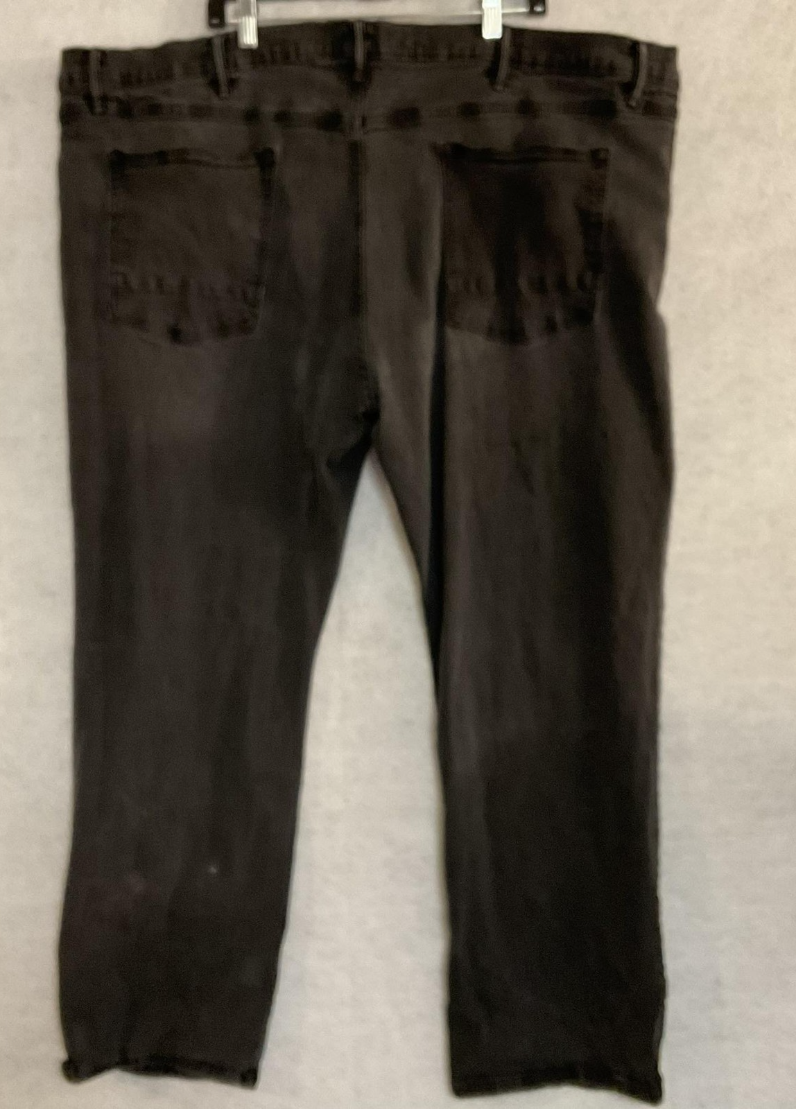 Arizona Jean Co Jeans Mens 56x32 Black Charcoal Straight Big & Tall Stretch
