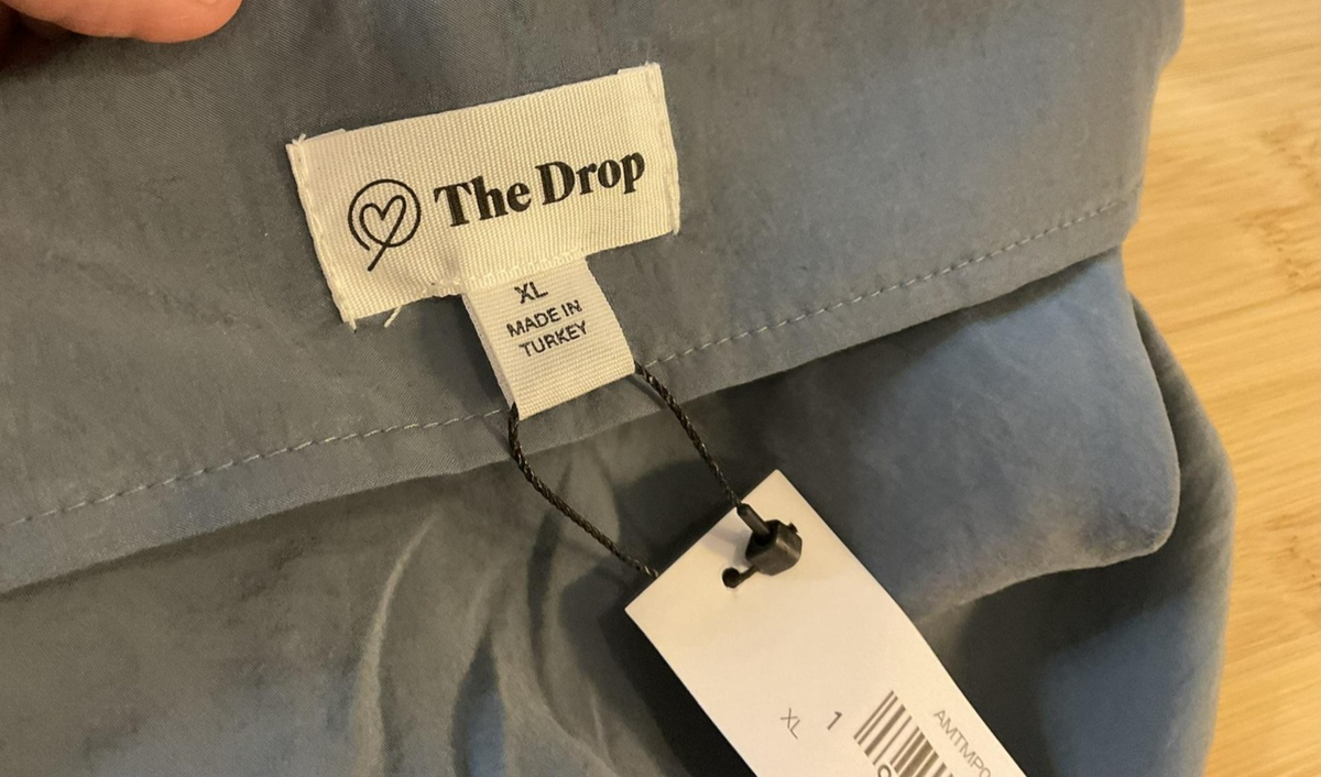 The Drop Tank Skirt Set Womens XL Blue V Neck Midi A Line Zip Back Outfit Summer