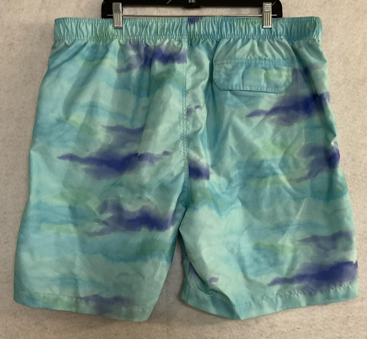 Laguna Swim Shorts Mens 2XL Multicolor Tie Dye Elastic Waist Lined Pockets Beach