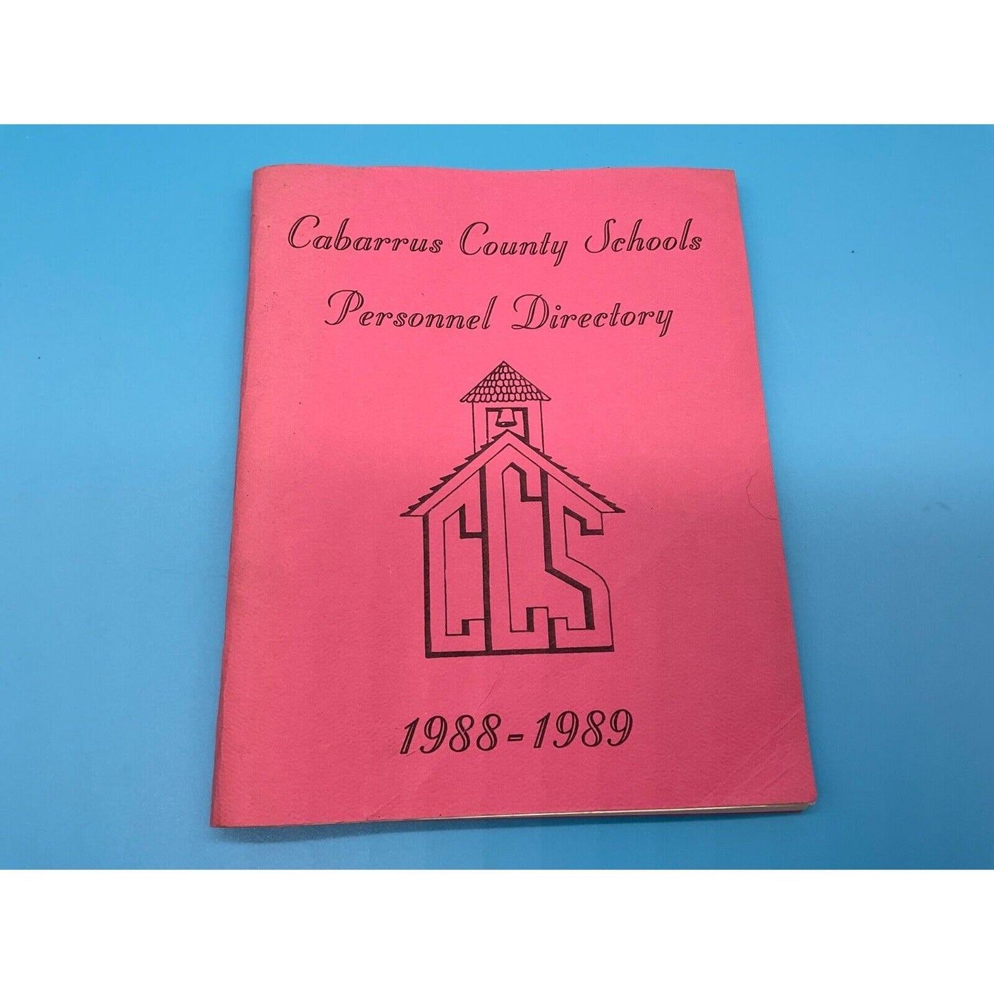 Vintage 1988-1989 Cabarrus County Schools Directory Rare Collectible