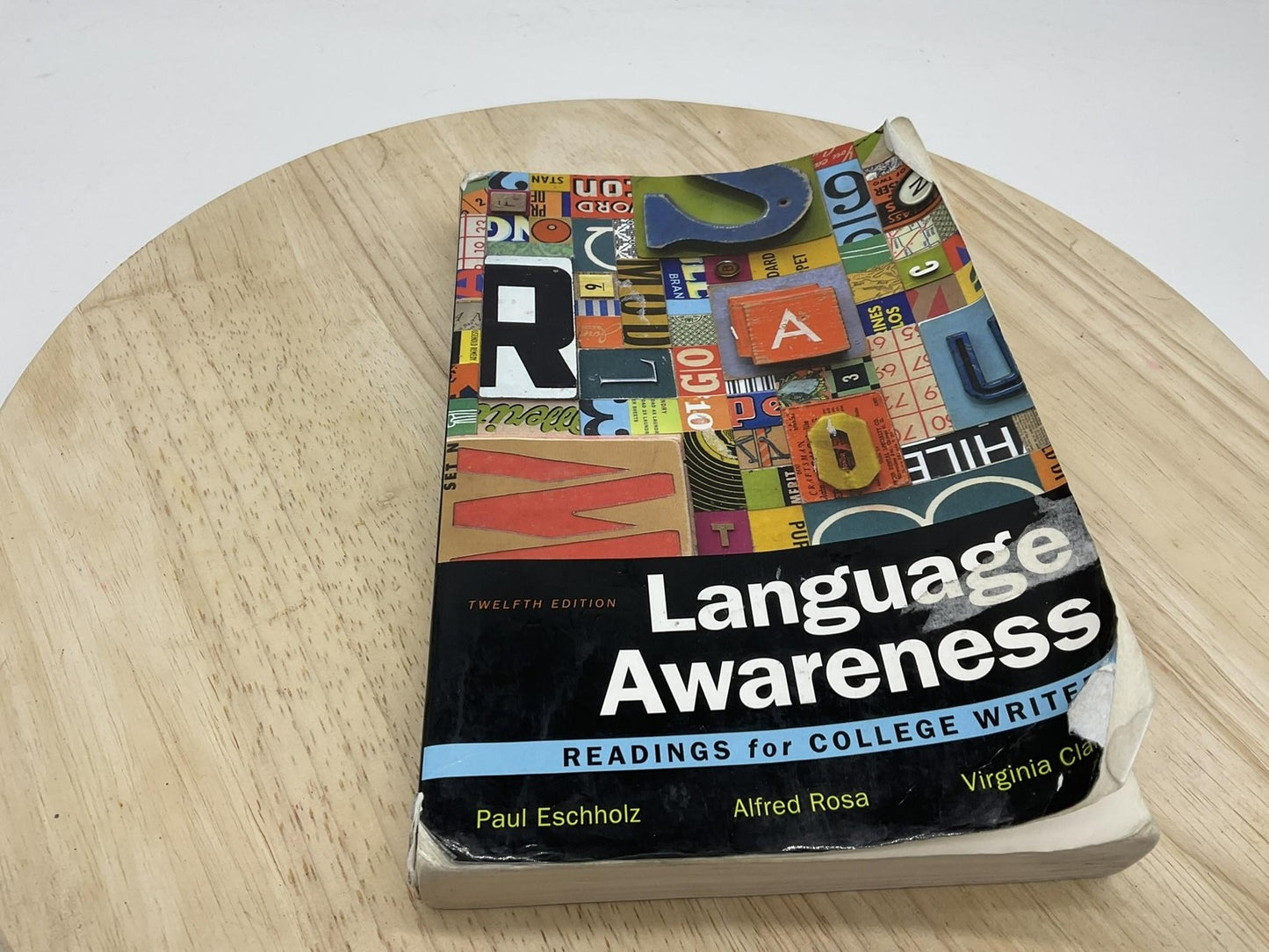 Language Awareness Readings For College Writers Eschholz Rosa Paperback Textbook