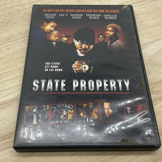 State Property DVD 2002 Beanie Sigel Jay-Z R Crime Thriller Lionsgate Widescreen