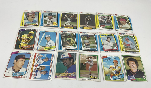 Topps Baseball Card Lot 16x 1982 Kmart MVP Hank Aaron Reggie Jackson Bench