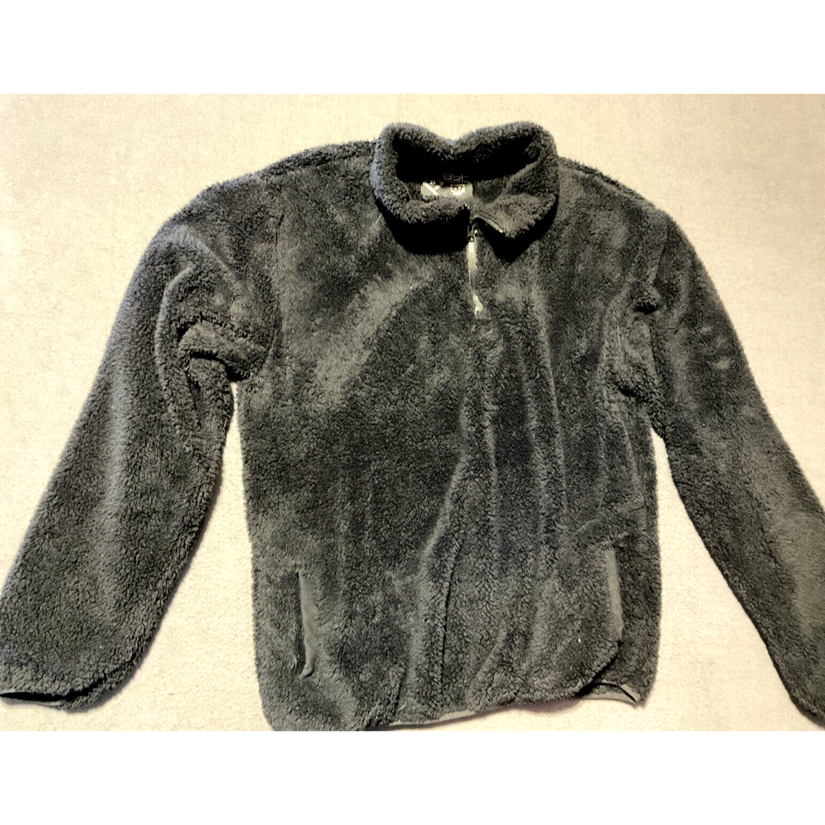BSP Better Sports Performance 2X Black Fleece Pullover Winter Cozy