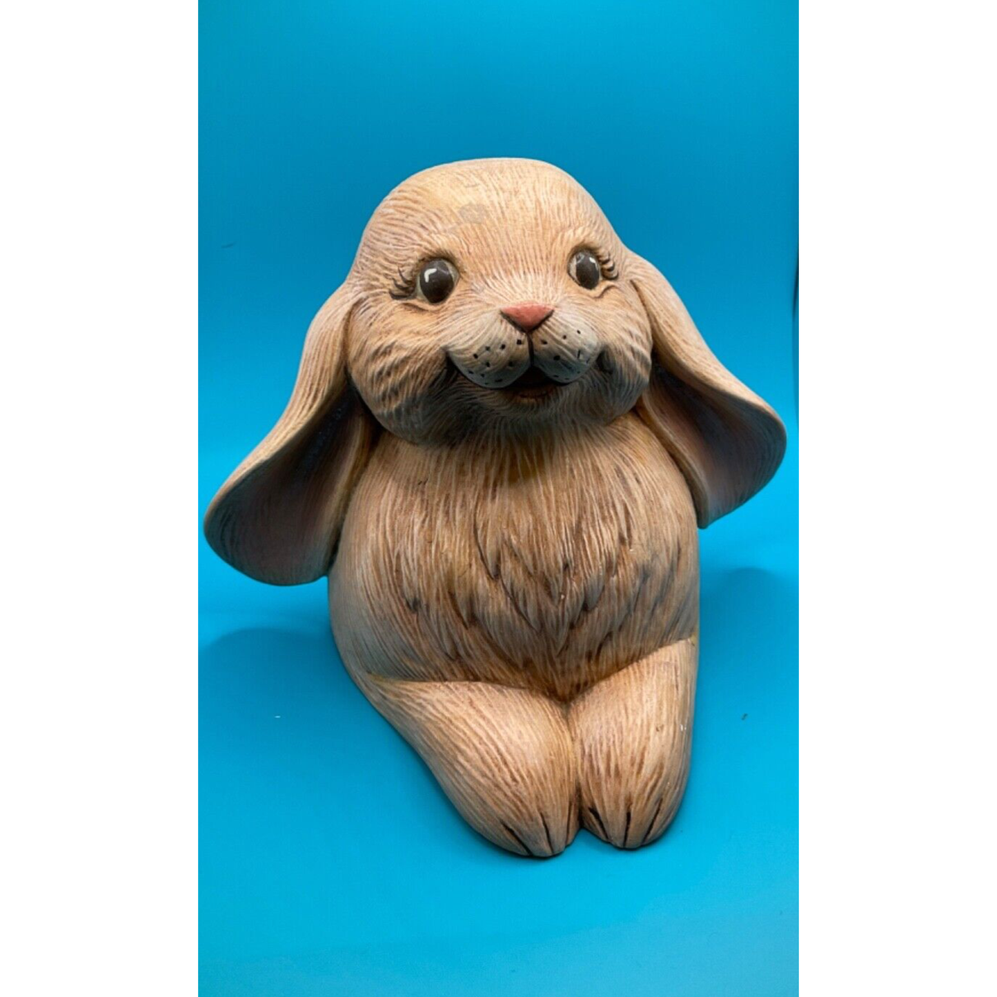 Long Ear Bunny Rabbit Ceramic 1997 Handmade Vintage Easter Spring