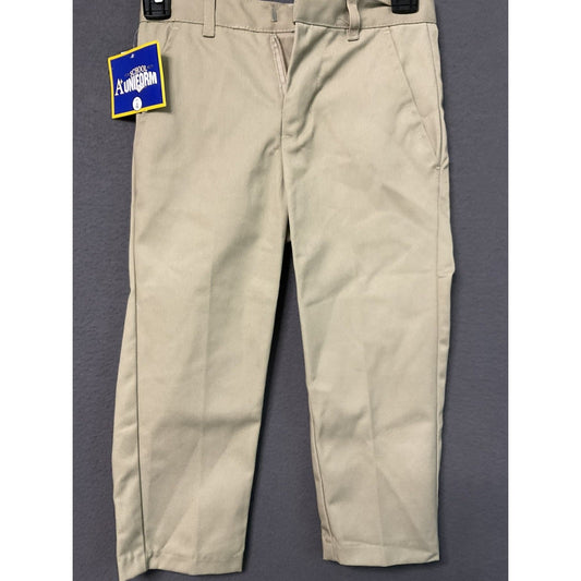 A+ School Uniform Pants Boys 4 Double Knee Adjustable Waist Durable New