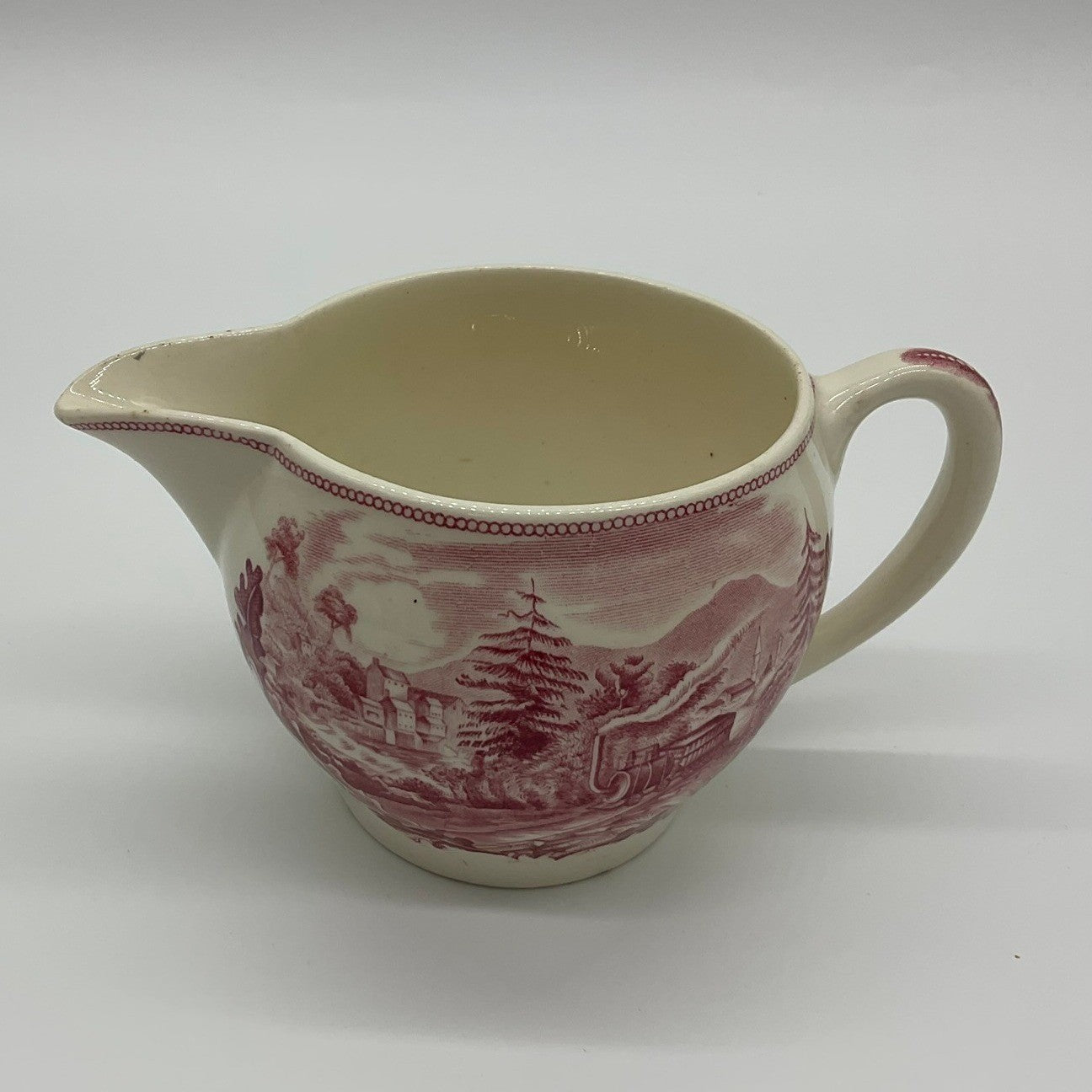 Johnson Brothers Creamer Unisex OS Pink Historic America Valley of the Mohawk