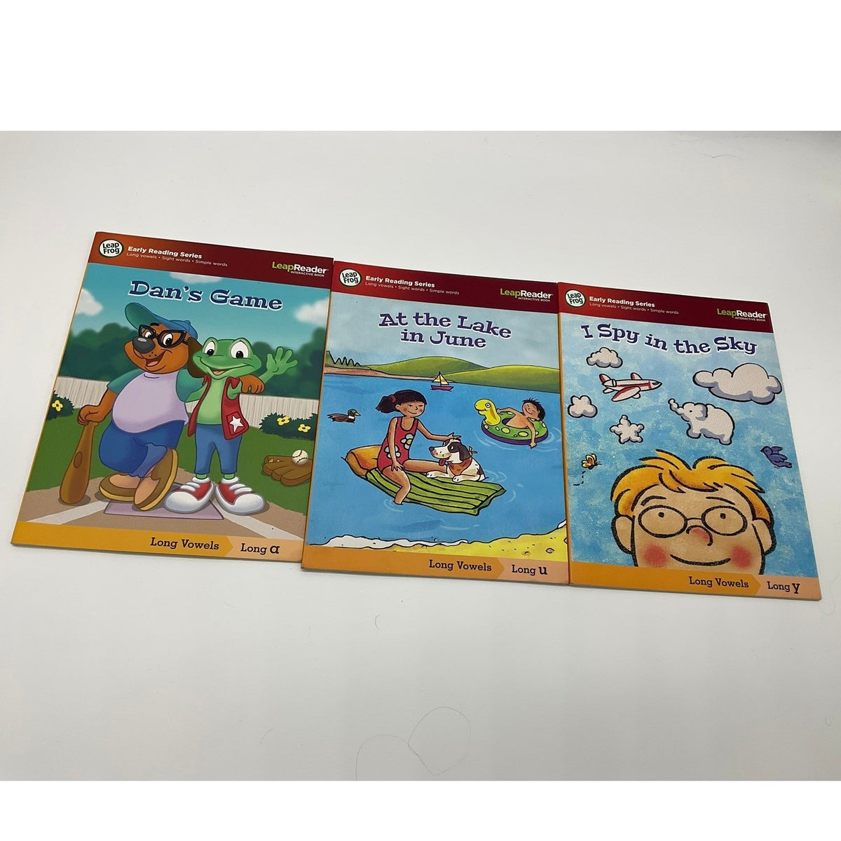 LeapFrog LeapReader Early Reading Series Books Set 3 Long Vowels Phonics Kids