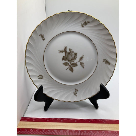 Vintage Königl. pr. Tettau Bavaria 6.5" Plates Dessert/Bread Gegr. 1794, Gold Tr