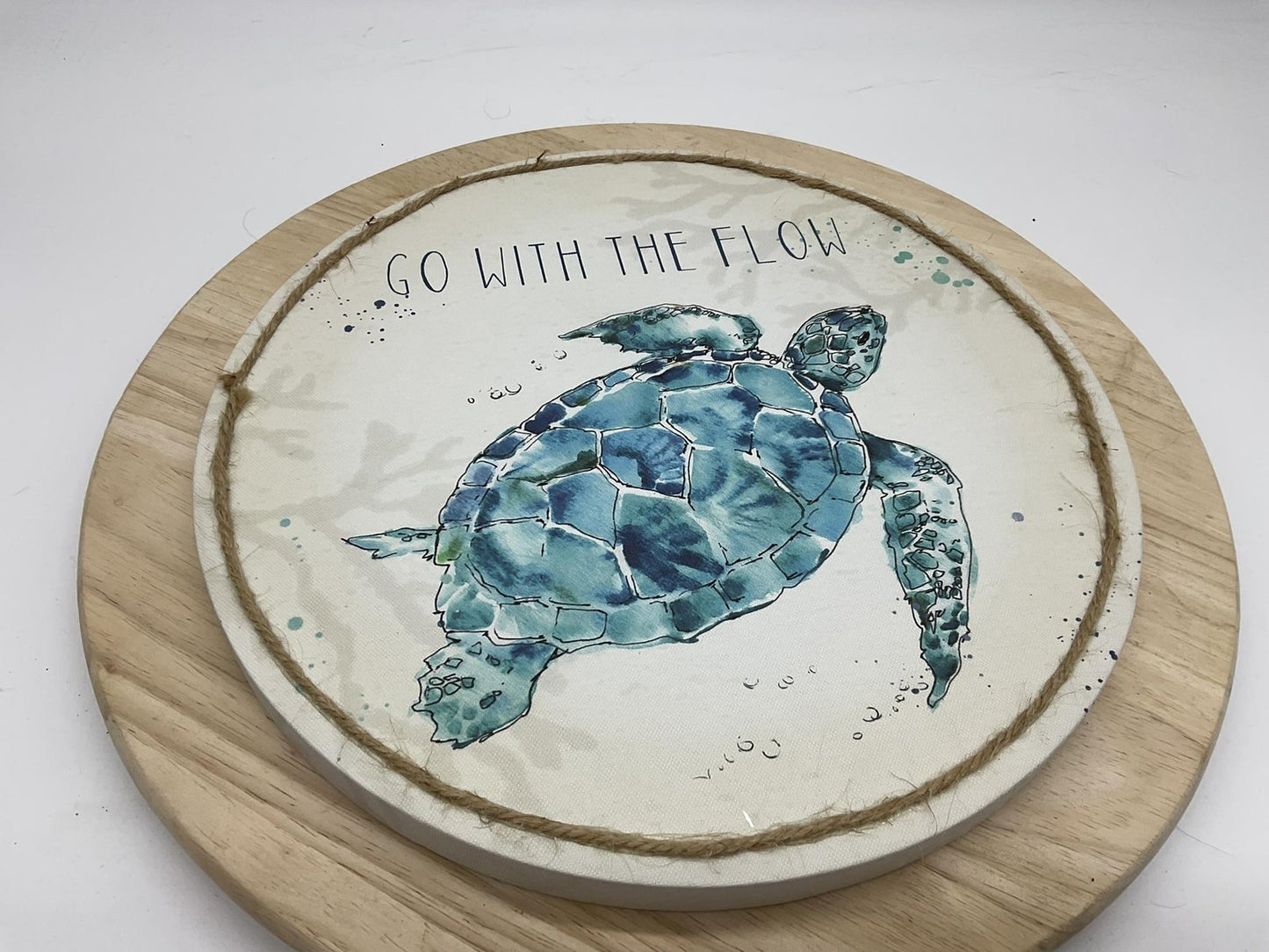 Hobby Lobby Sea Turtle Wall Plaque Medium Go With The Flow Blue Beach Decor