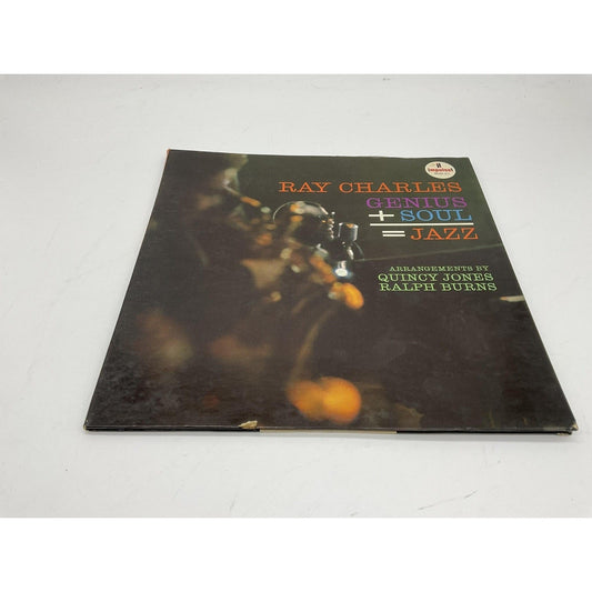 Ray Charles Genius + Soul = Jazz Vinyl Record Impulse A-2 Mono Jazz Album