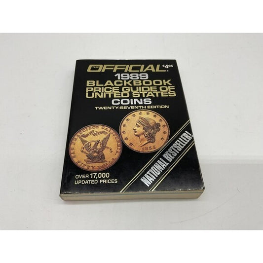 The Official 1989 Blackbook Price Guide US Coins 27th Ed Hudgens PB Black USA