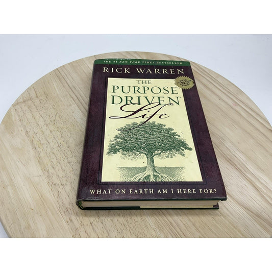 Vintage The Purpose Driven Life Rick Warren Hardcover Christian Living Book