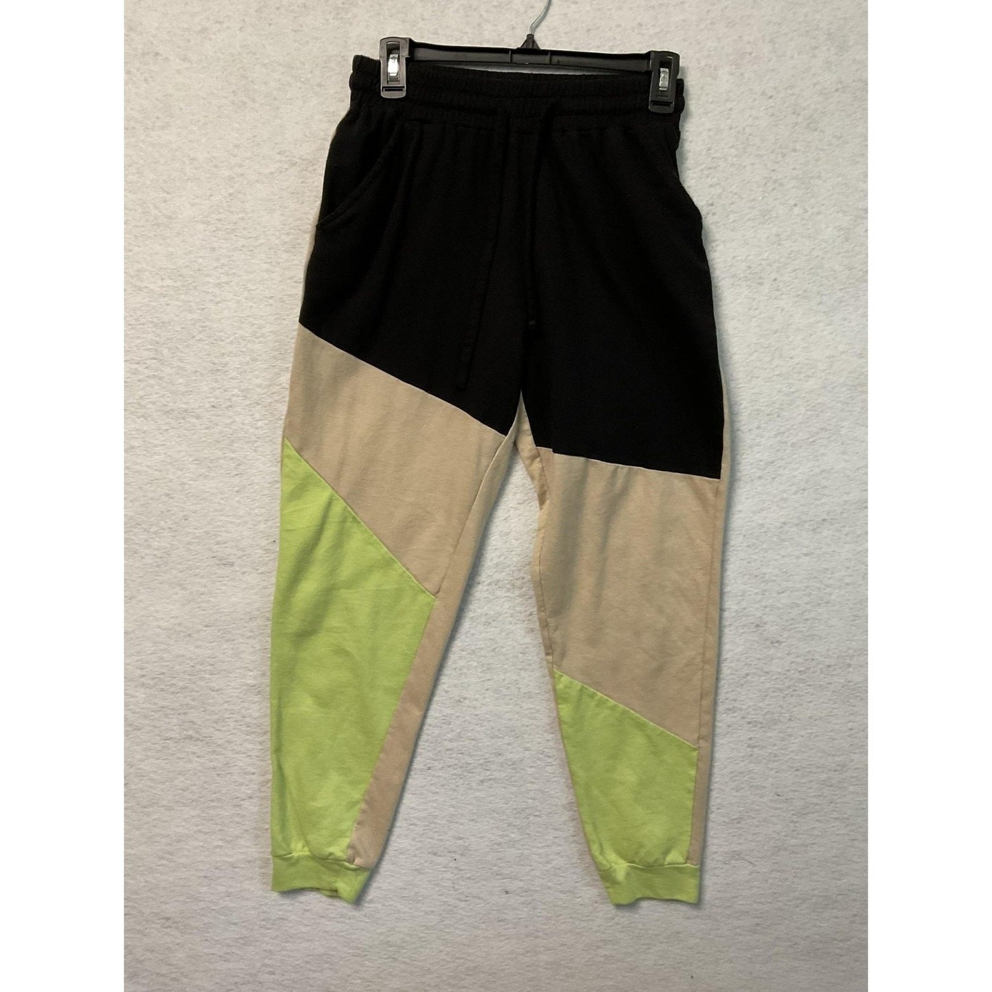 Jogger Pants Mens Small Drawstring Pockets Casual Athletic Tapered Fit Lightweig