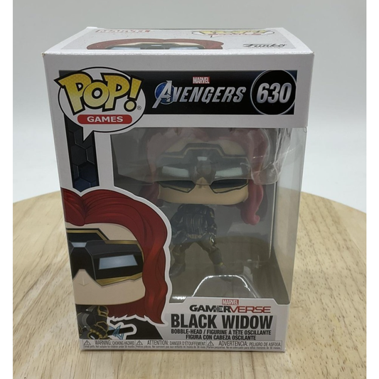 Funko Pop Games Marvel Avengers Gameverse Black Widow 630 Figure Bobblehead