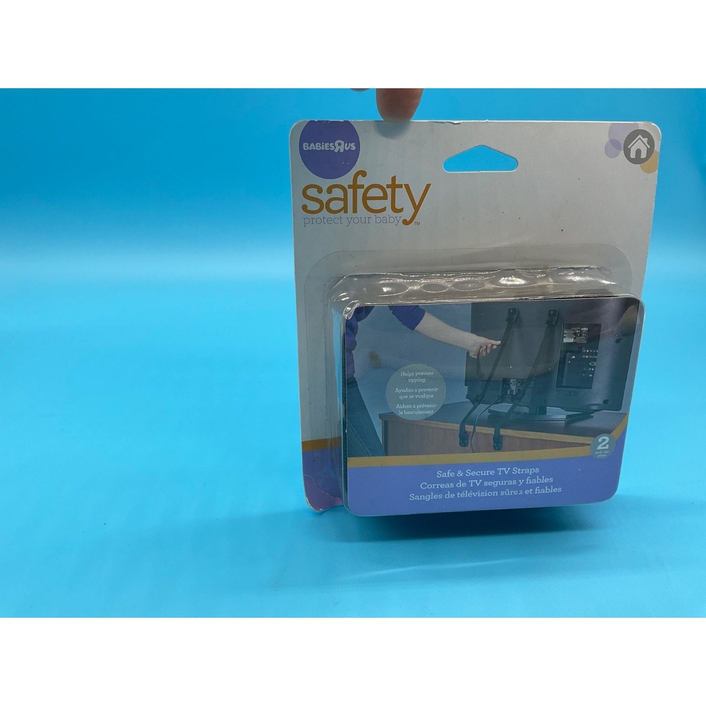 Baby Safety TV Straps 2 Pack by Babies R Us Secure Mount Anchor System