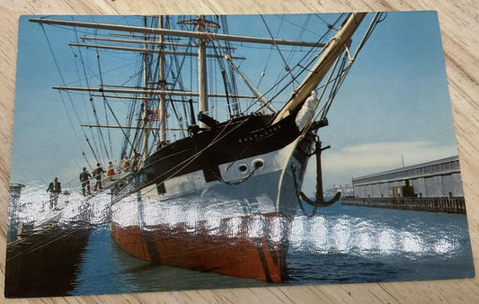 Vintage BALCLUTHA Last Cape Horner HS Crocker Color Postcard 5.5x3.5 In