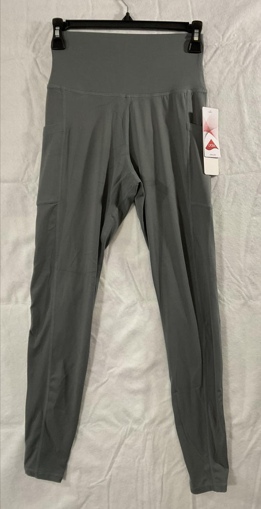 Sunzel Leggings Womens S Gray High Rise Ankle Pockets Yoga Activewear Lycra