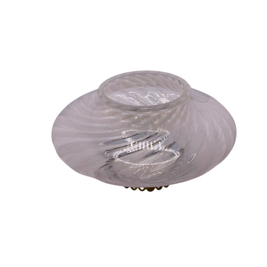 1940's Vintage French Opal Clear Glass Home Decor - Cottagecore Retro