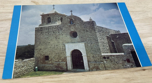 Vintage Mission La Bahia Goliad Texas Color Postcard Standard 5.5 X 3.5 In