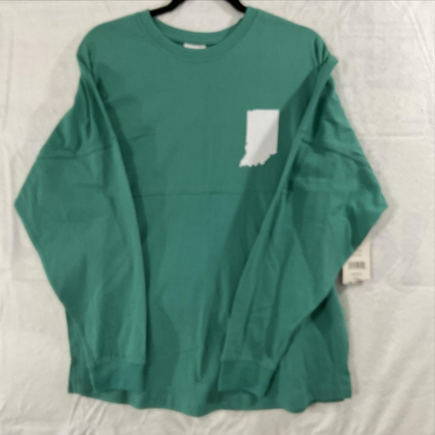 Royce Brand Indiana Shirt Womens Small Seafoam Long Sleeve Spirit Jersey 1816